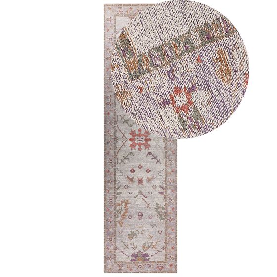 Matto YANOBA Beige 80 x 300 cm puuvilla