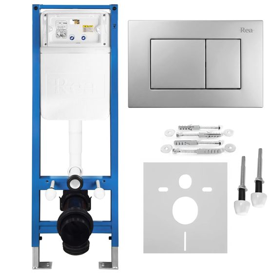 REA Uppoasennusteline Slim 024N + J Satiininappi Valkoinen, 22X35,2X106,2Cm