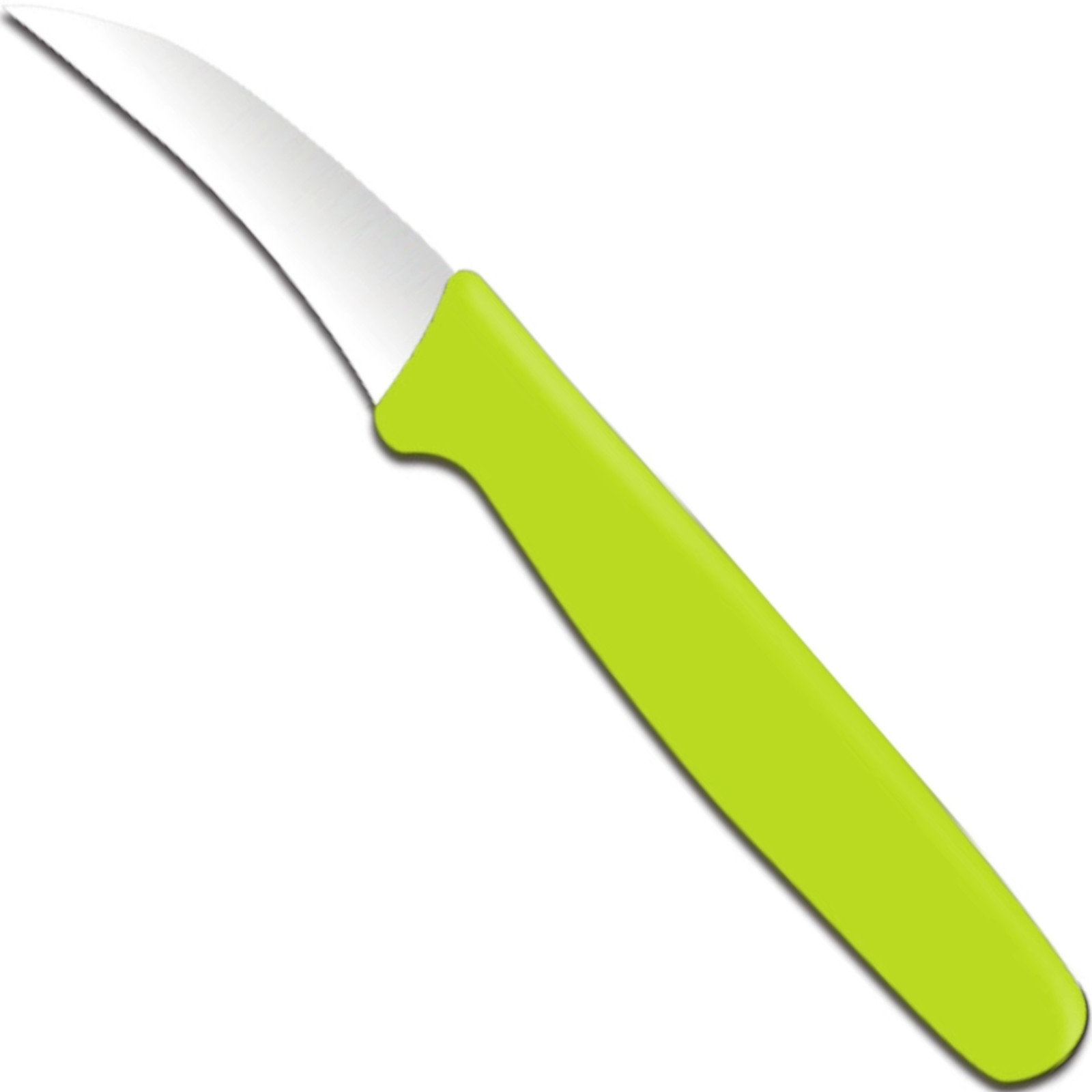 Kaarevateräinen kuorimaveitsi 158mm - Vihreä