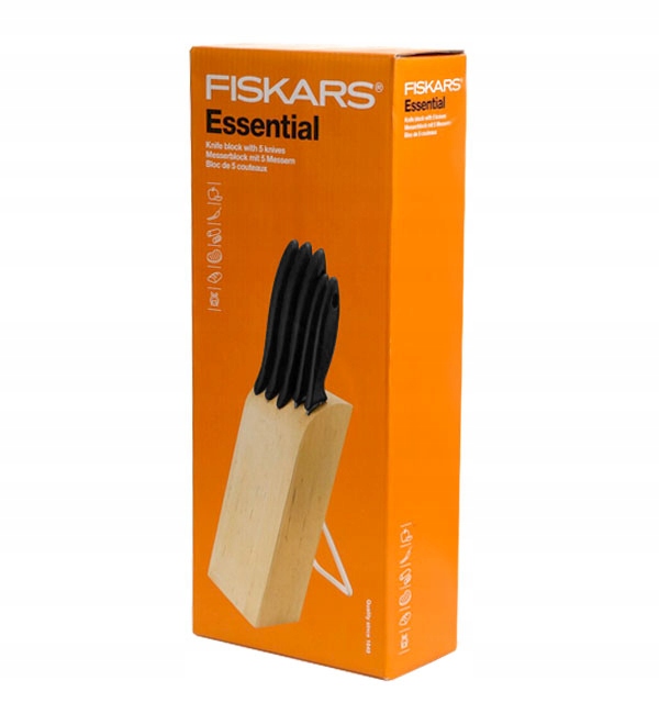 Fiskars Functional Form Fiskars KitchenSmart -veitsitukki 5 veistä