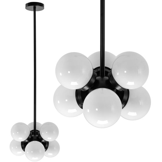 TOOLIGHT riippuvalaisin APP904-6CP LOFT Musta, 35x35x132cm