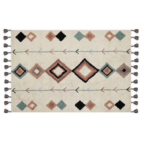 Matto ESKISEHIR Beige 140 x 200 cm puuvilla