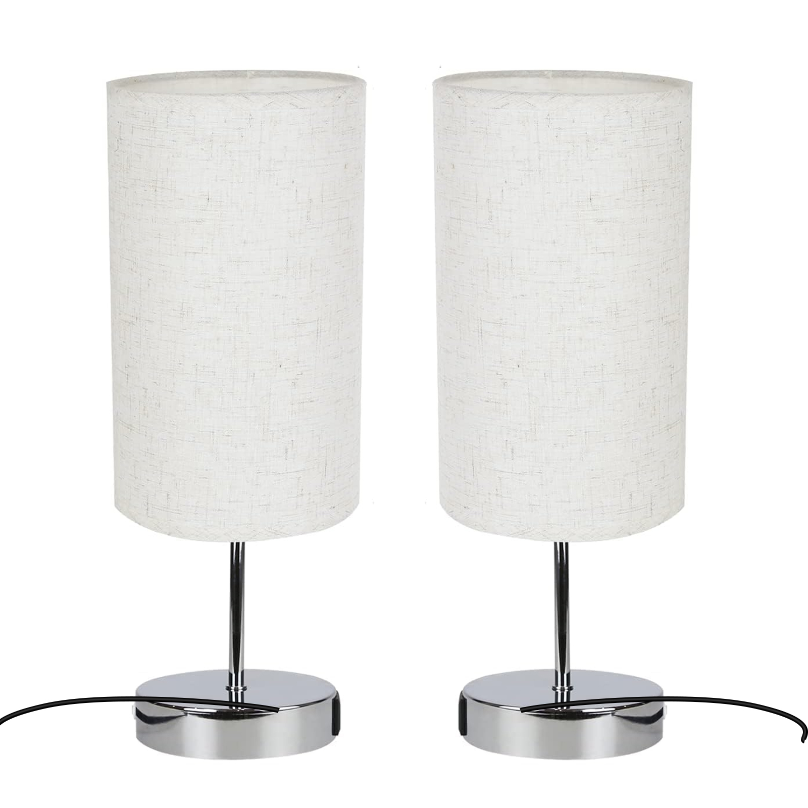 NETTLIFE Vintage - himmennettävä Kosketusyövalaisin, E27, USB - lataustoiminnolla, LED lämmin Valkoinen, himmennettävä