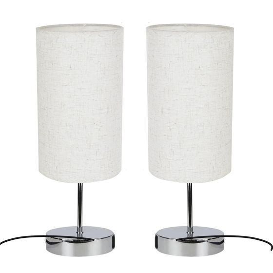 NETTLIFE Vintage - himmennettävä Kosketusyövalaisin, E27, USB - lataustoiminnolla, LED lämmin Valkoinen, himmennettävä