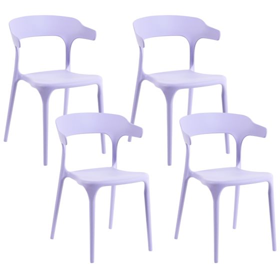 Puutarhatuolisetti 4 kpl GUBBIO Violetti