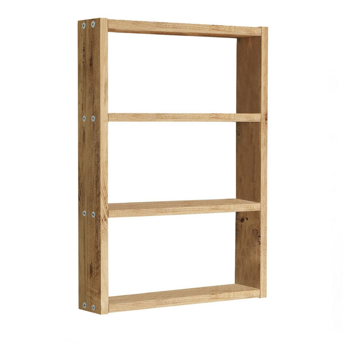 Norda Design Rustiikkinen seinähylly, 43,2 x 60 x 9 cm | 100 % melamiinipinnoitettu, 18 mm paksu | Tyylikäs säilytysratkaisu