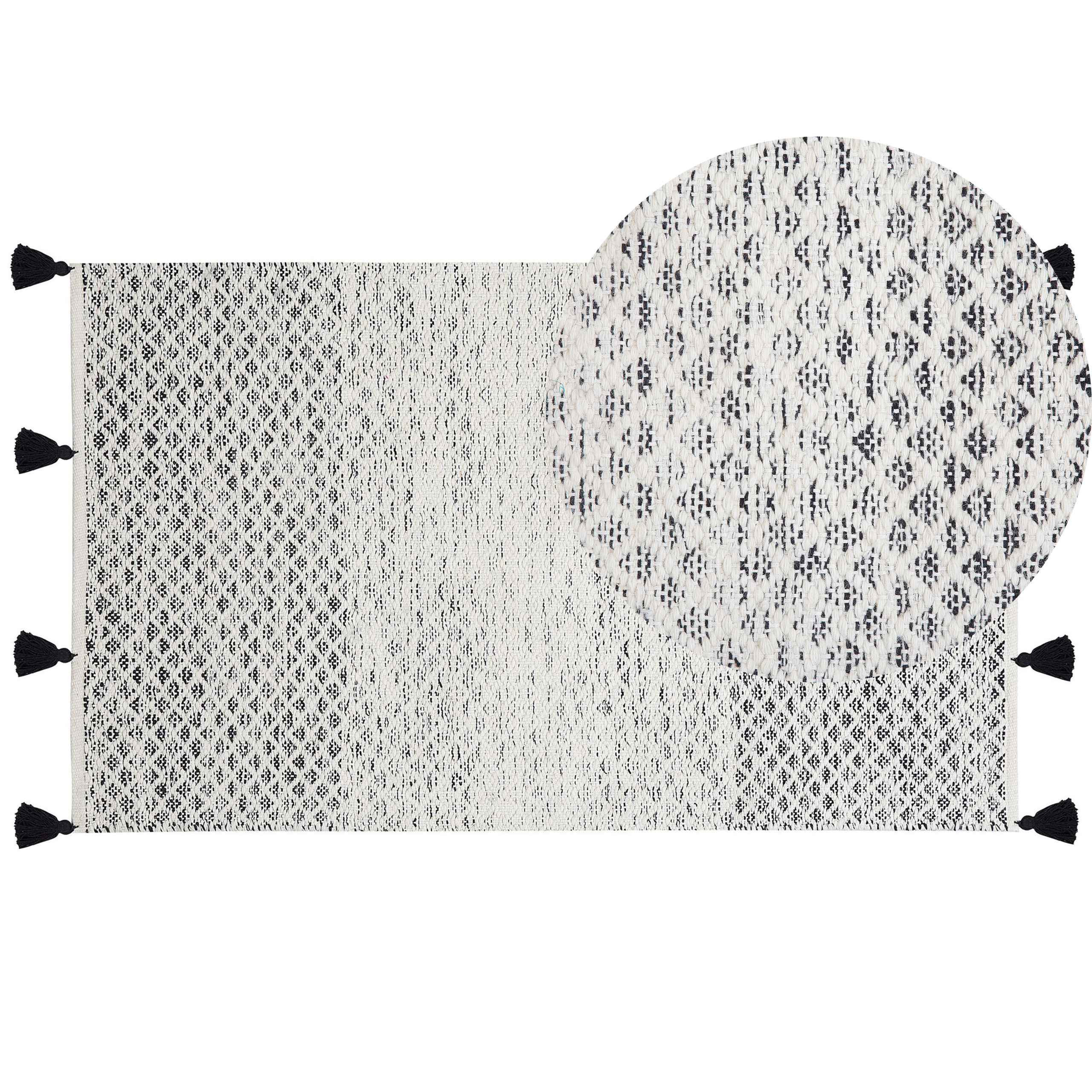 Matto GEMLIK Musta 80 x 150 cm villa