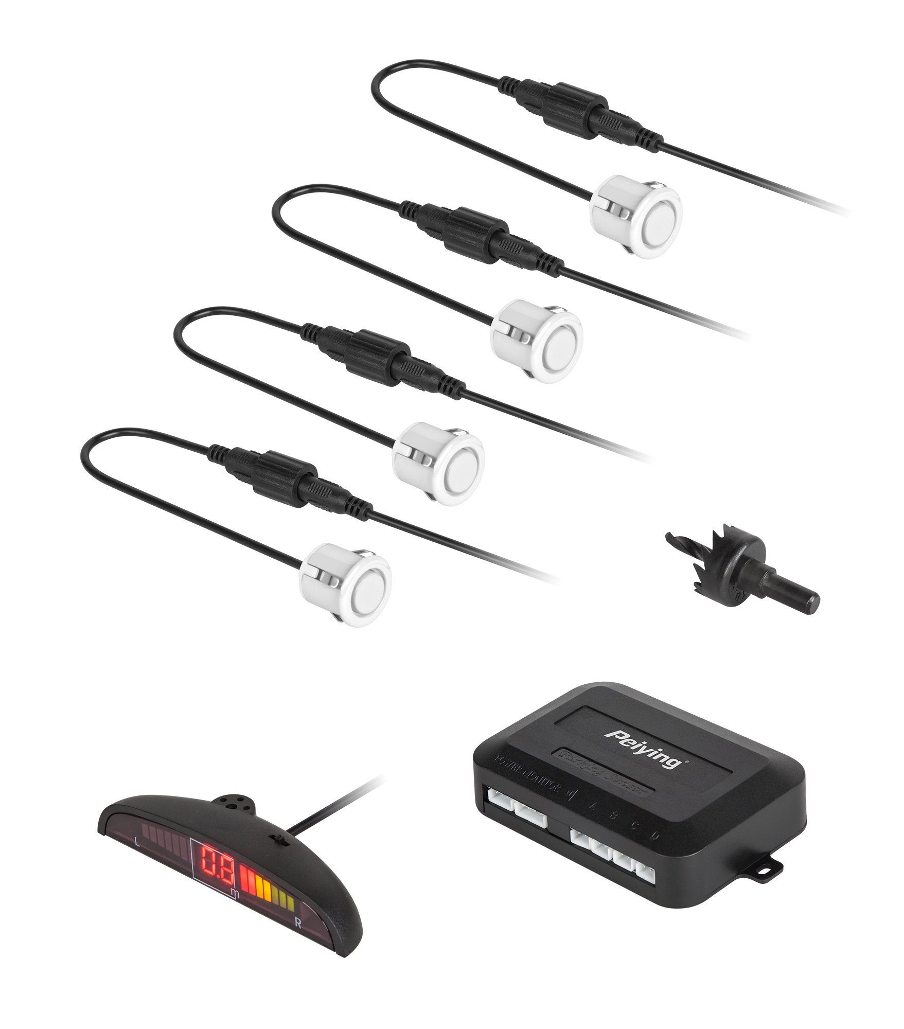 Takana olevat LED-peruutuspysäköintitutkat IP67 Peiying