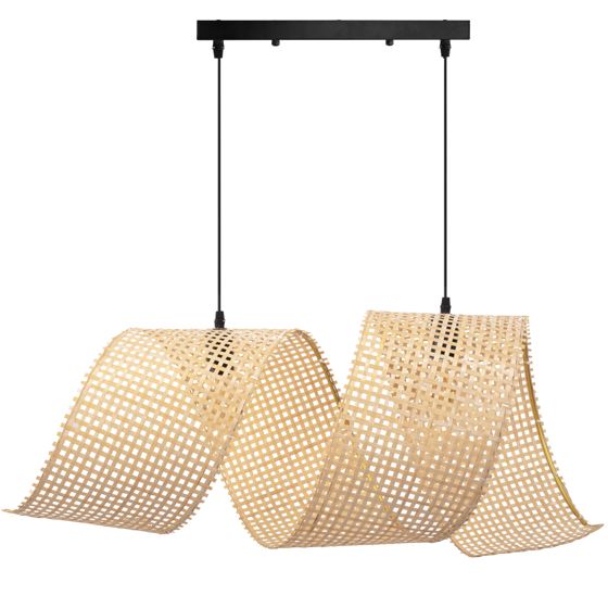 TOOLIGHT riippuva kattovalaisin APP1644-2CP SPIRAL BOHO beige, 85x30x80cm