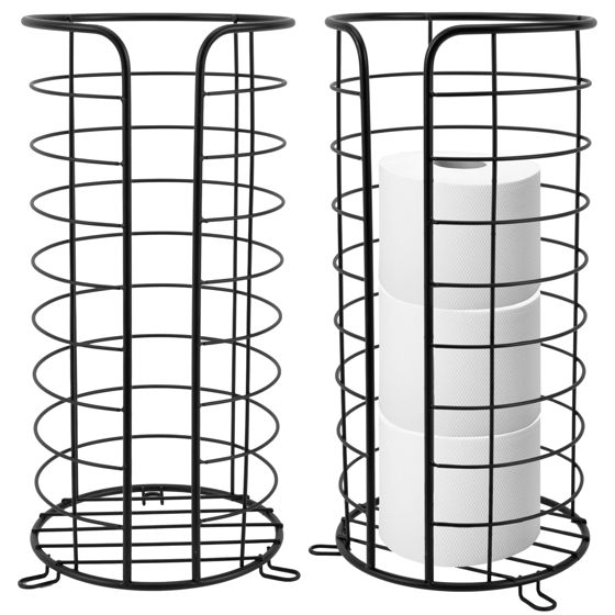 REA WC-paperiteline 322743A musta, 1,8X1,8X37CM