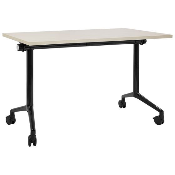 Taitettava työpöytä CAVI Vaaleanruskea 120 cm 60 cm pyörillä