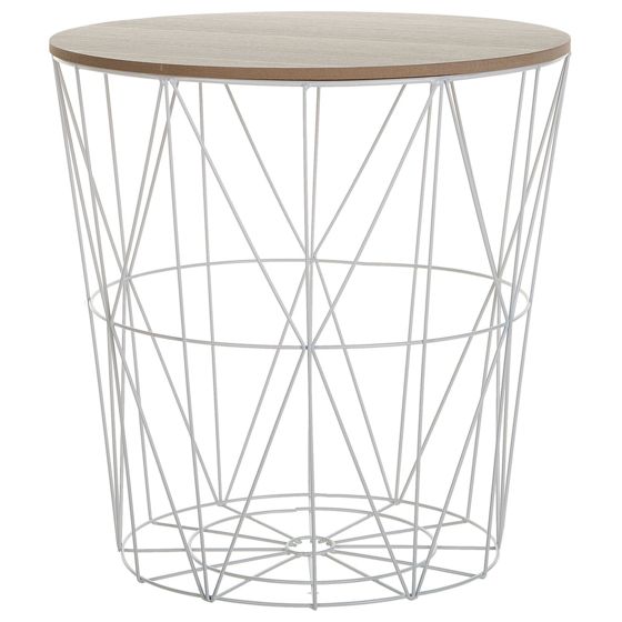 Sohvapöytä LANARK Valkoinen säilytystila