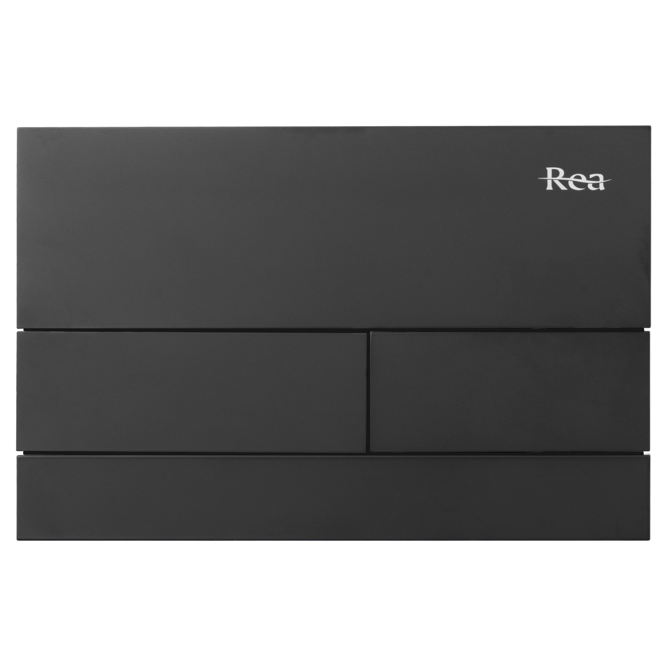 REA T-tyyppinen WC-huuhtelupainike piilovesisäiliöön STEEL musta, 15, 5X24X15, 5CM