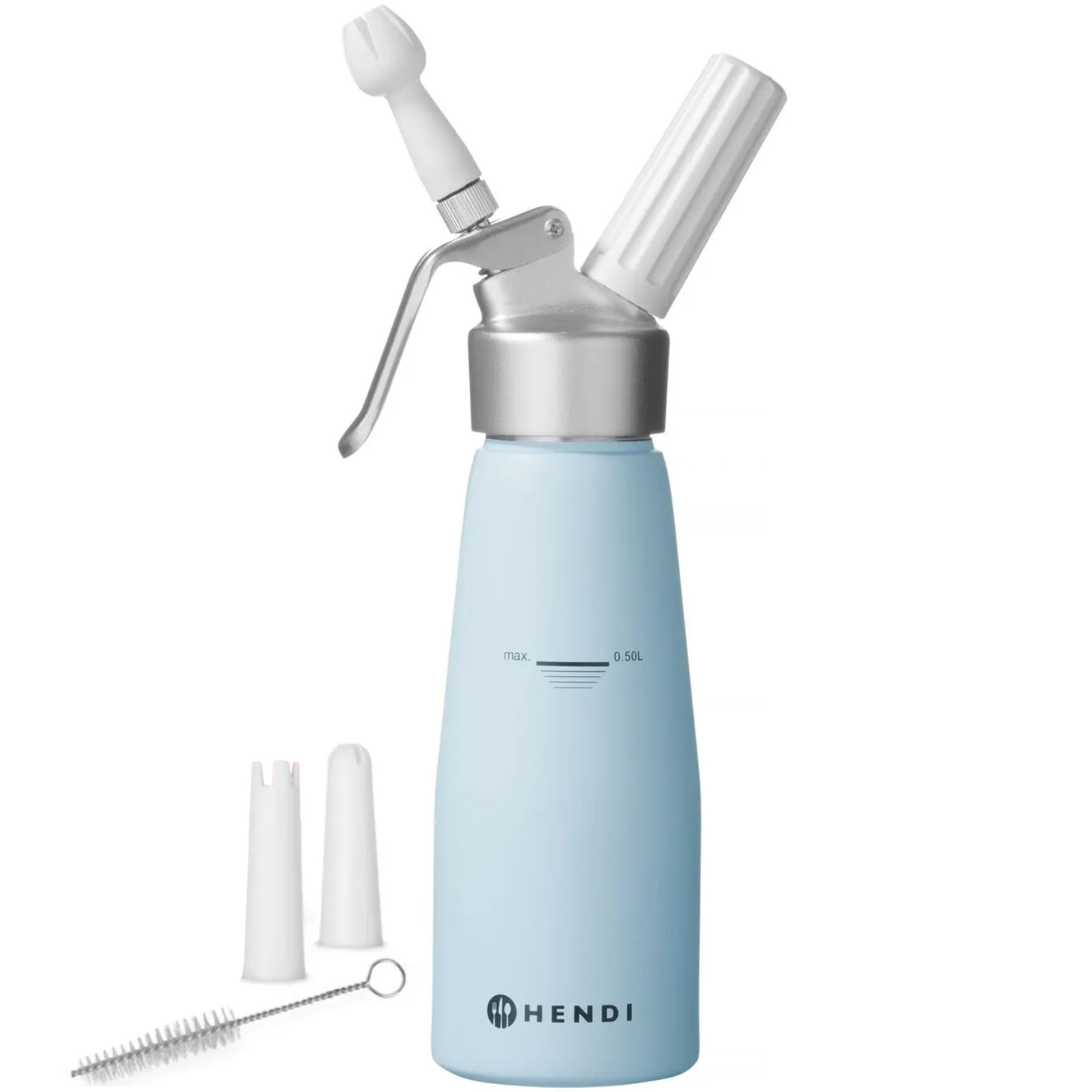 Kermavaahtosifoni, sininen, 0,5 L - Hendi 975862