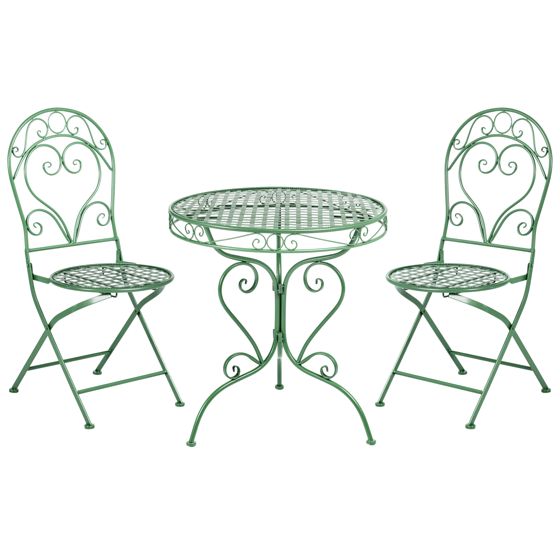 Bistrosetti ALBINIA metalli Vihreä