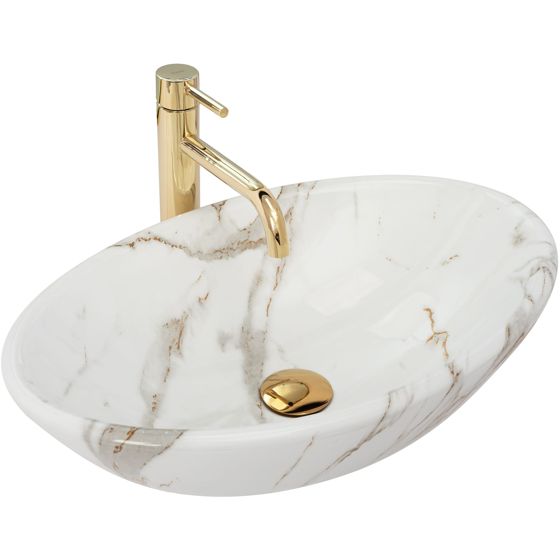 REA Malja-allas PAMELA kiiltävä aiax, 53X33X15CM