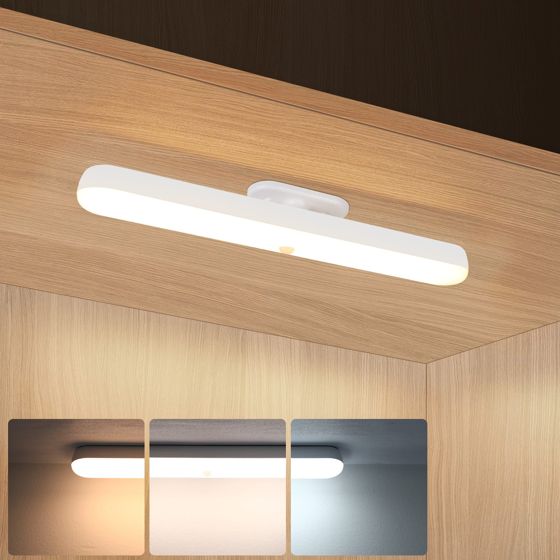 NETTLIFE LED - keittiön Kaapinvalaisin, liiketunnistimella - USB - ladattava Keittiön, lamppu Kaapinvalaisin, 24cm