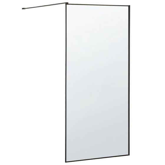 Suihkuseinä WASPAM II 90 x 190 cm Musta