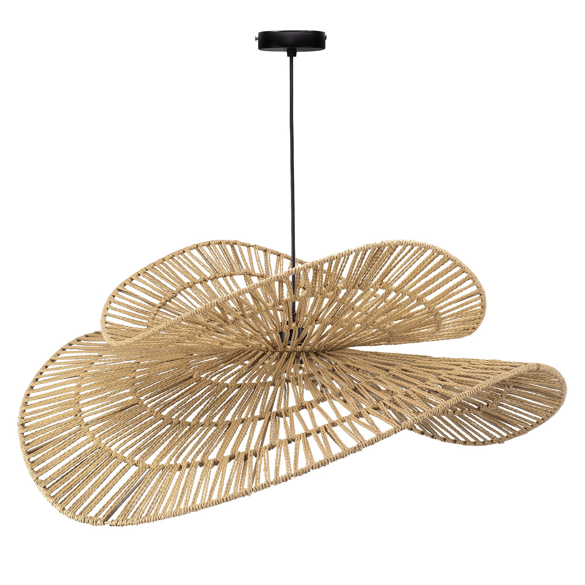 TOOLIGHT riippuvalaisin APP1738-1CP Ruskea, 132,5x80x20cm