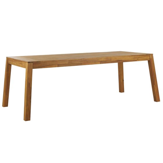 Puutarhapöytä LIVORNO 210 cm 90 cm Akaasia Ruskea
