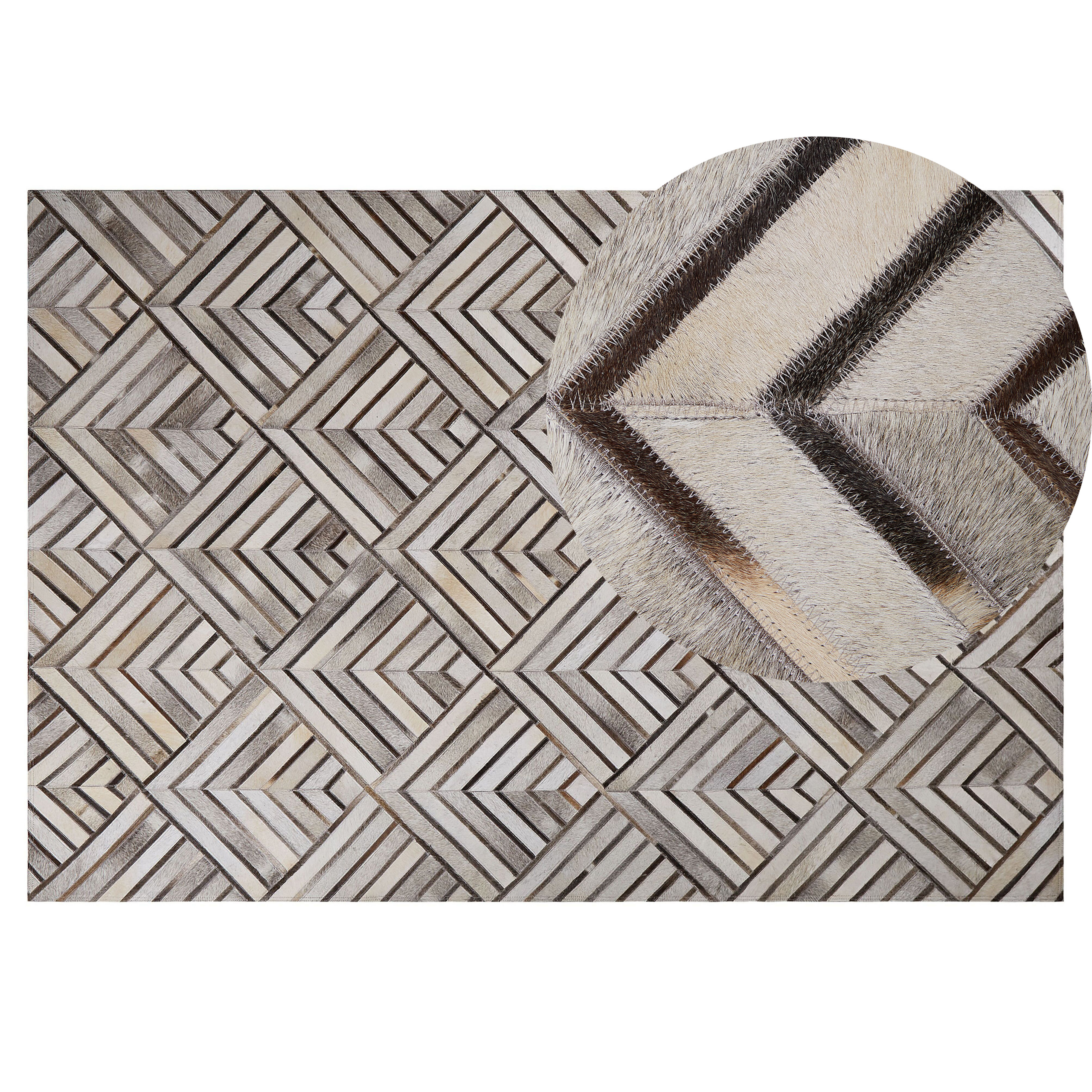Matto TEKIR Beige 140 x 200 cm Nahka
