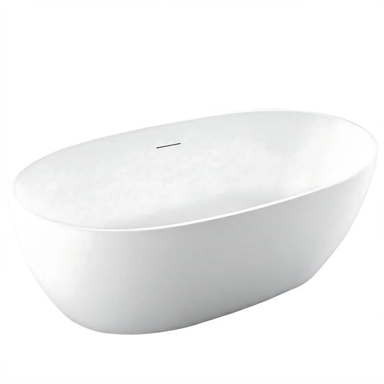 Rea vapaasti seisova amme ROMA 170 mustalla tulppakannella , 170X75X59, 5CM