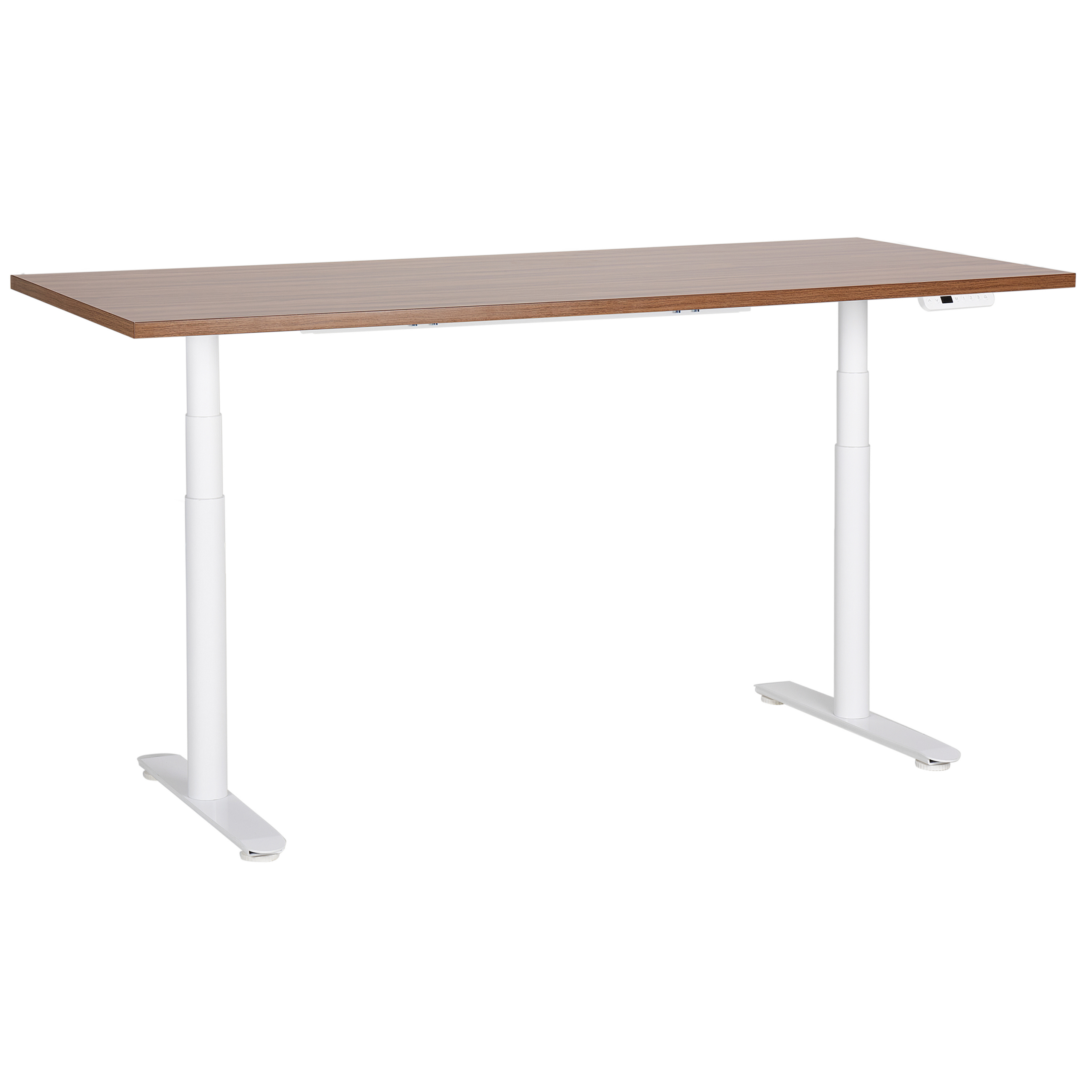 Sähkösäädettävä työpöytä DESTINAS Ruskea/valkoinen 180 cm 80 cm