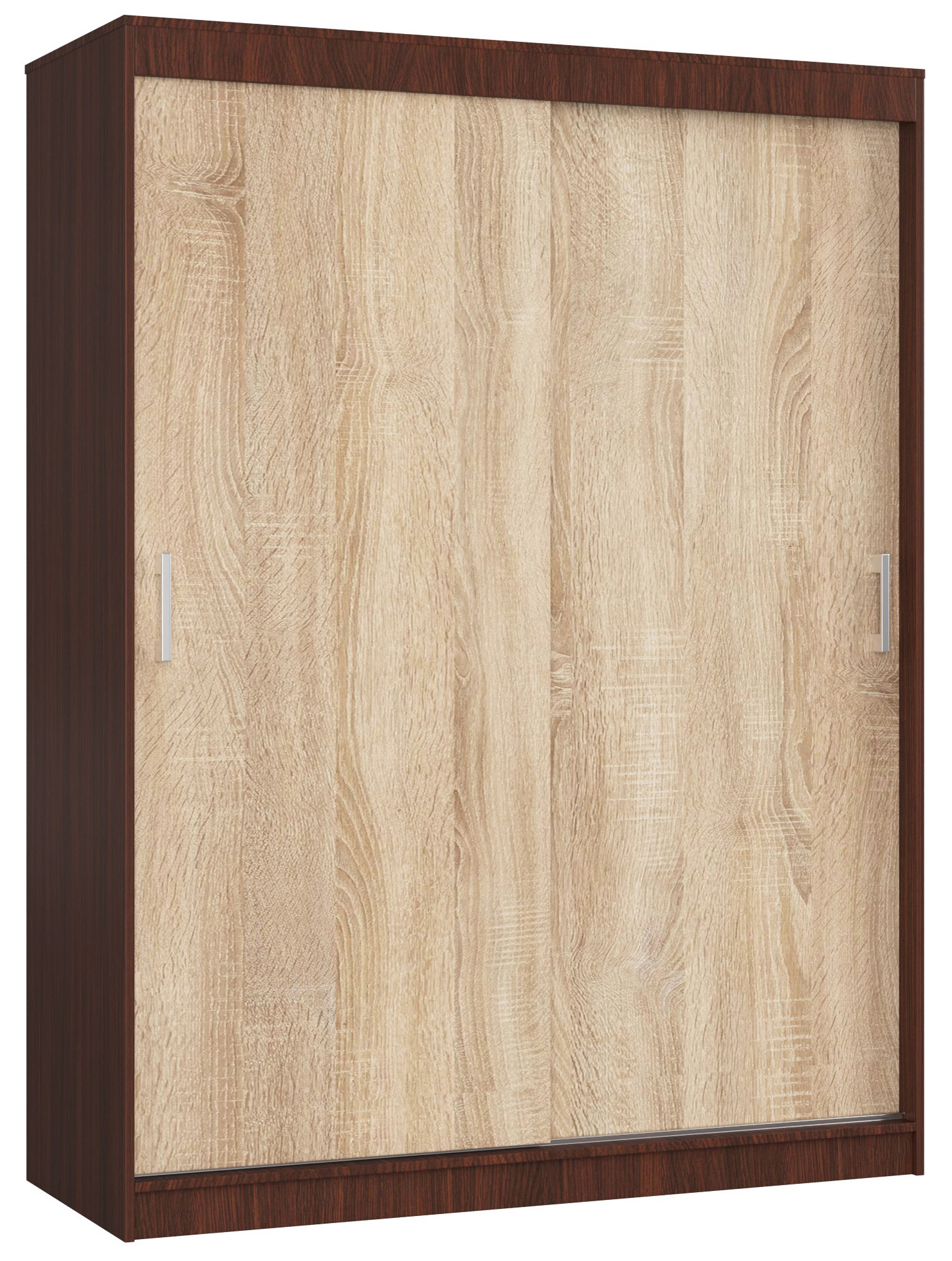 Akord Liukuovi Kaappi Mono Wenge/Sonoma-tammi 150x60x200