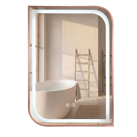 REA peili ZONE 70x50 harjattu ruusukulta, 2,5x50x70cm