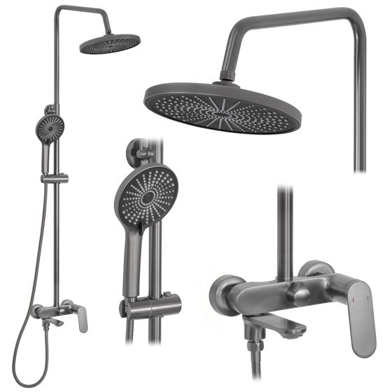 REA suihkusetti MARCO titaani, 47X19X117CM