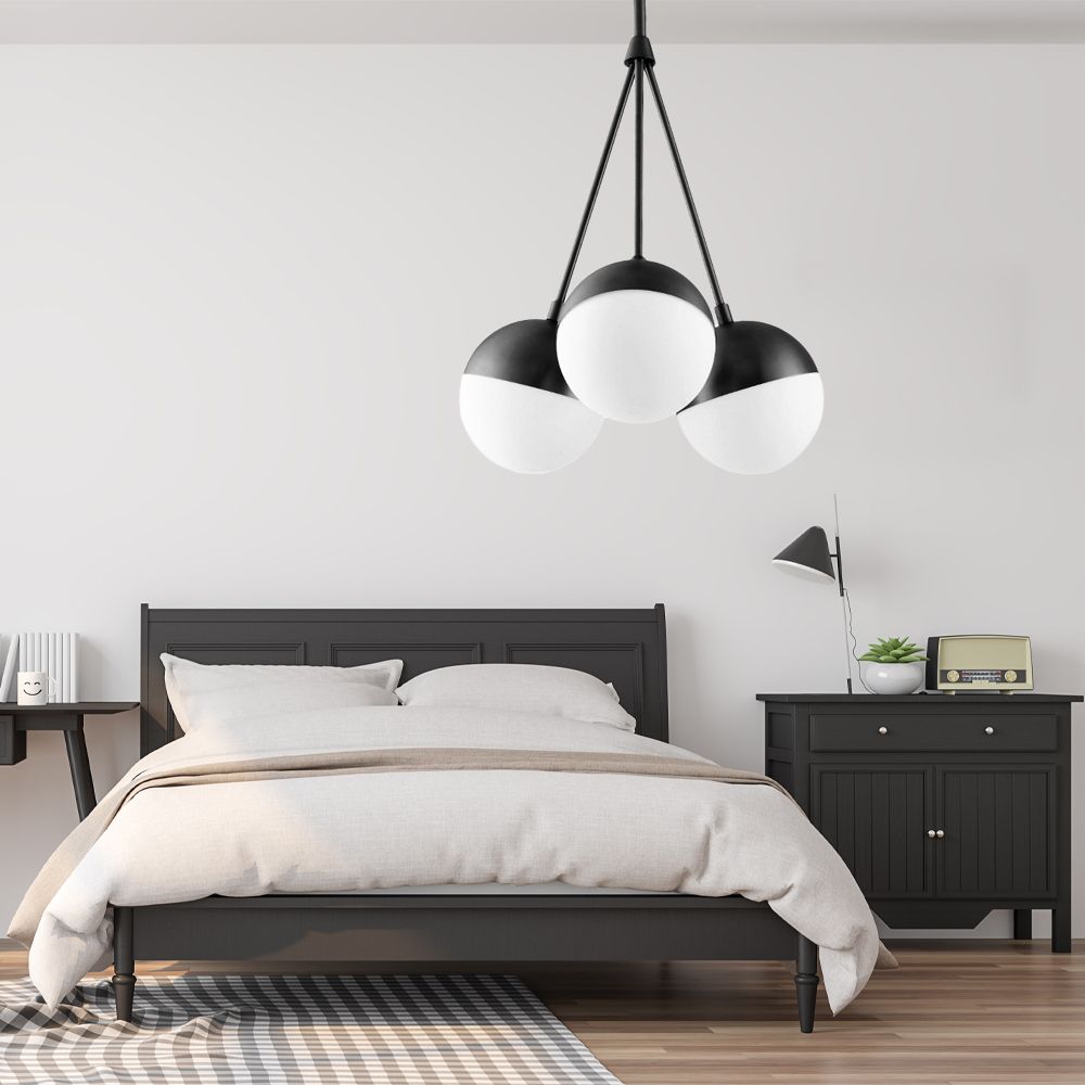 TOOLIGHT riippuva kattovalaisin APP687-3CP musta, 35x15x85cm