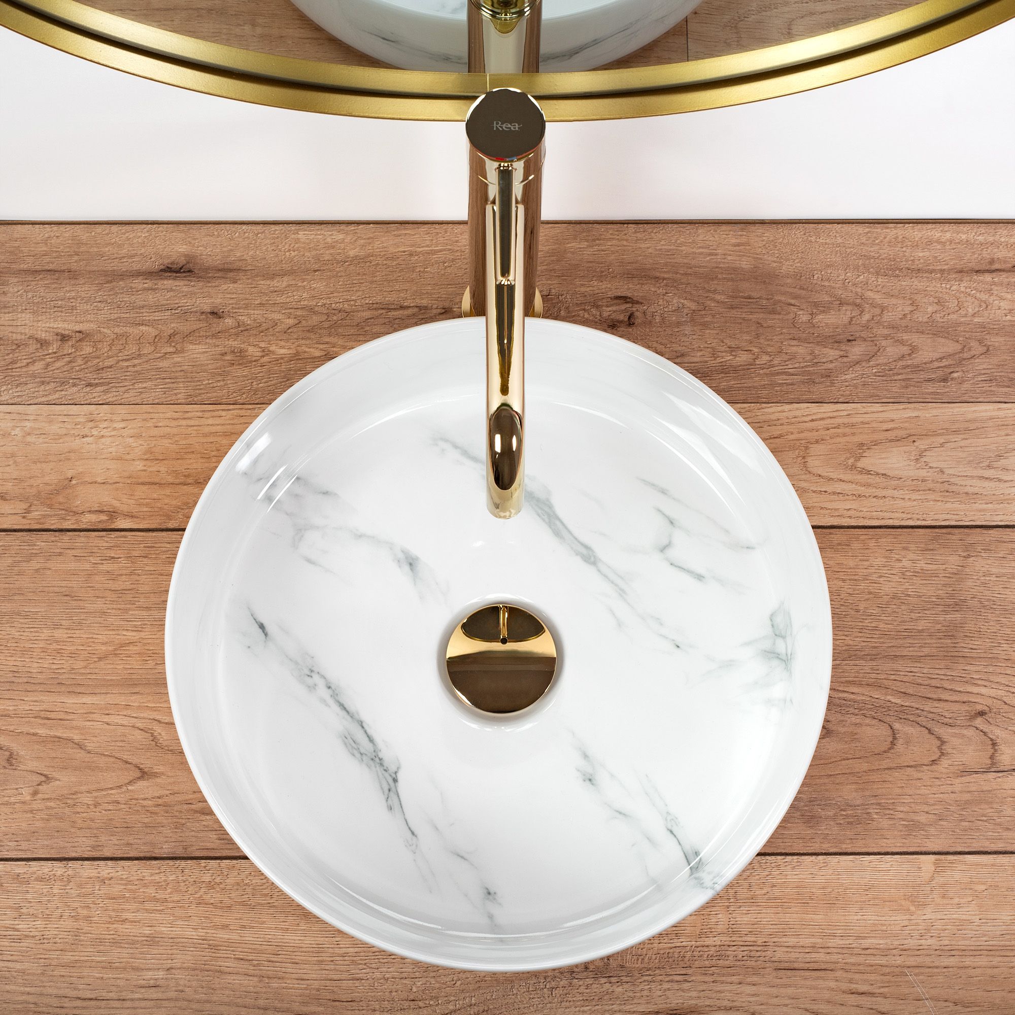 REA Malja-allas SAMI nature marble, 36X36X11, 5CM