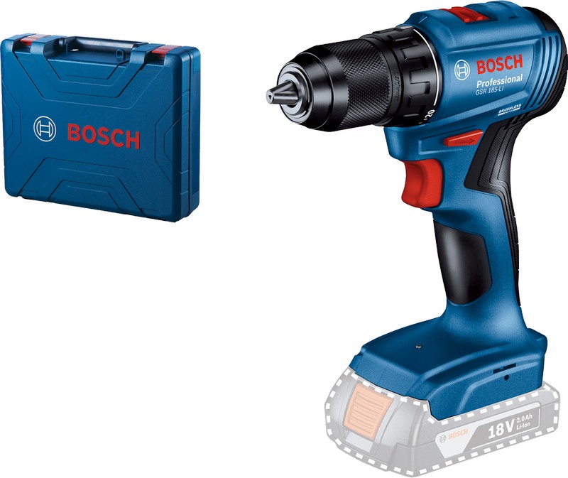 Bosch GSR 185-LI Professional -Akkuporakone 18V Runko
