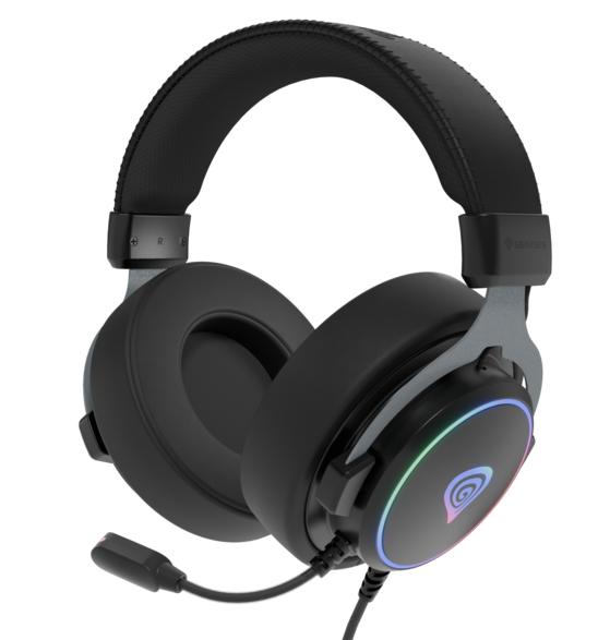Genesis Neon 764 RGB Langalliset Kuulokkeet Mustat