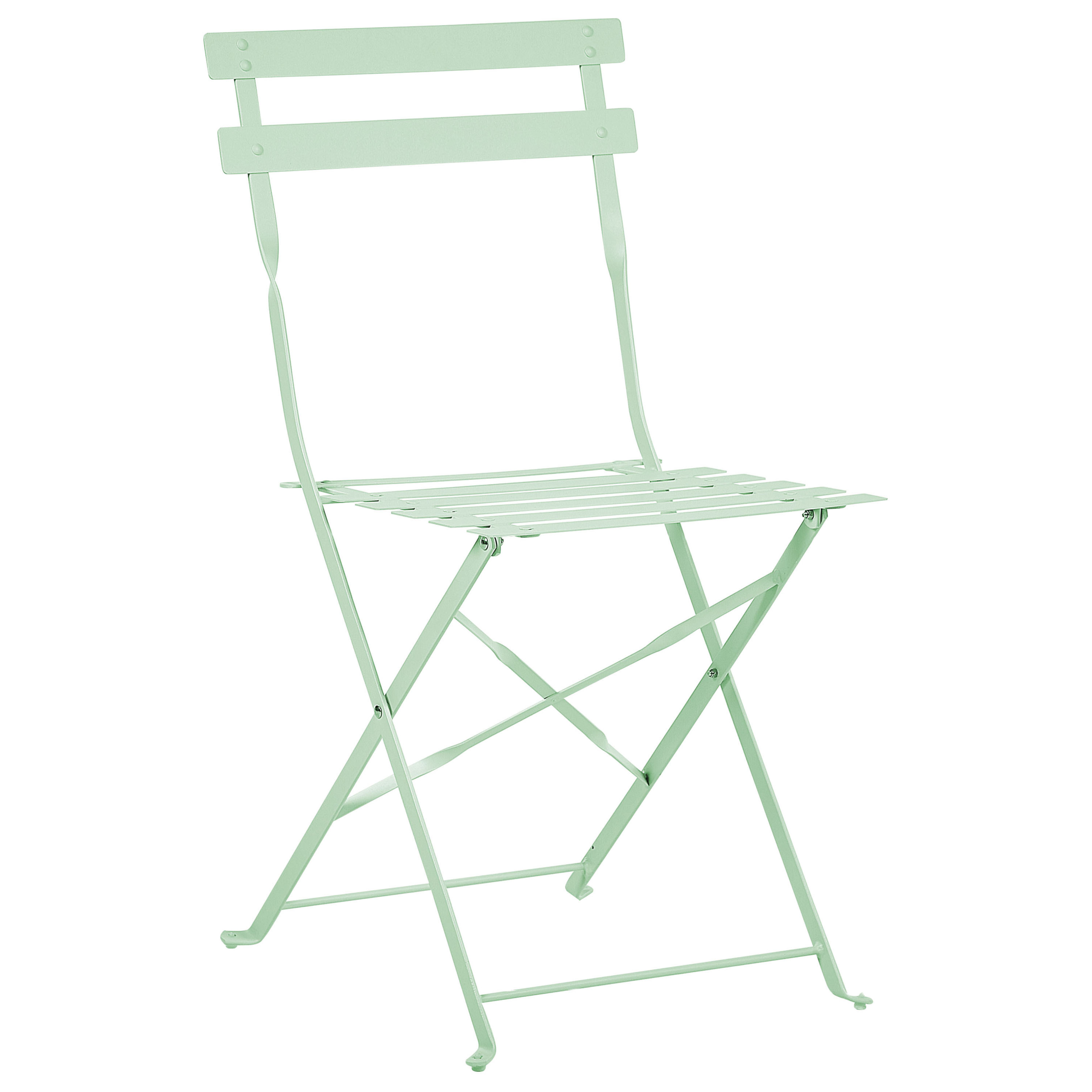 Bistrosetti taitettava FIORI metalli Mintunvihreä