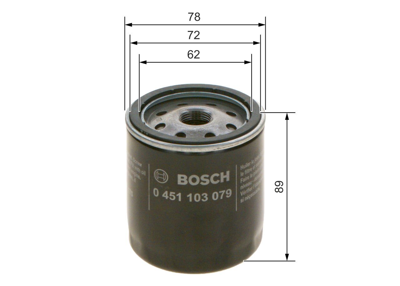 Bosch Öljynsuodatin 0451103079