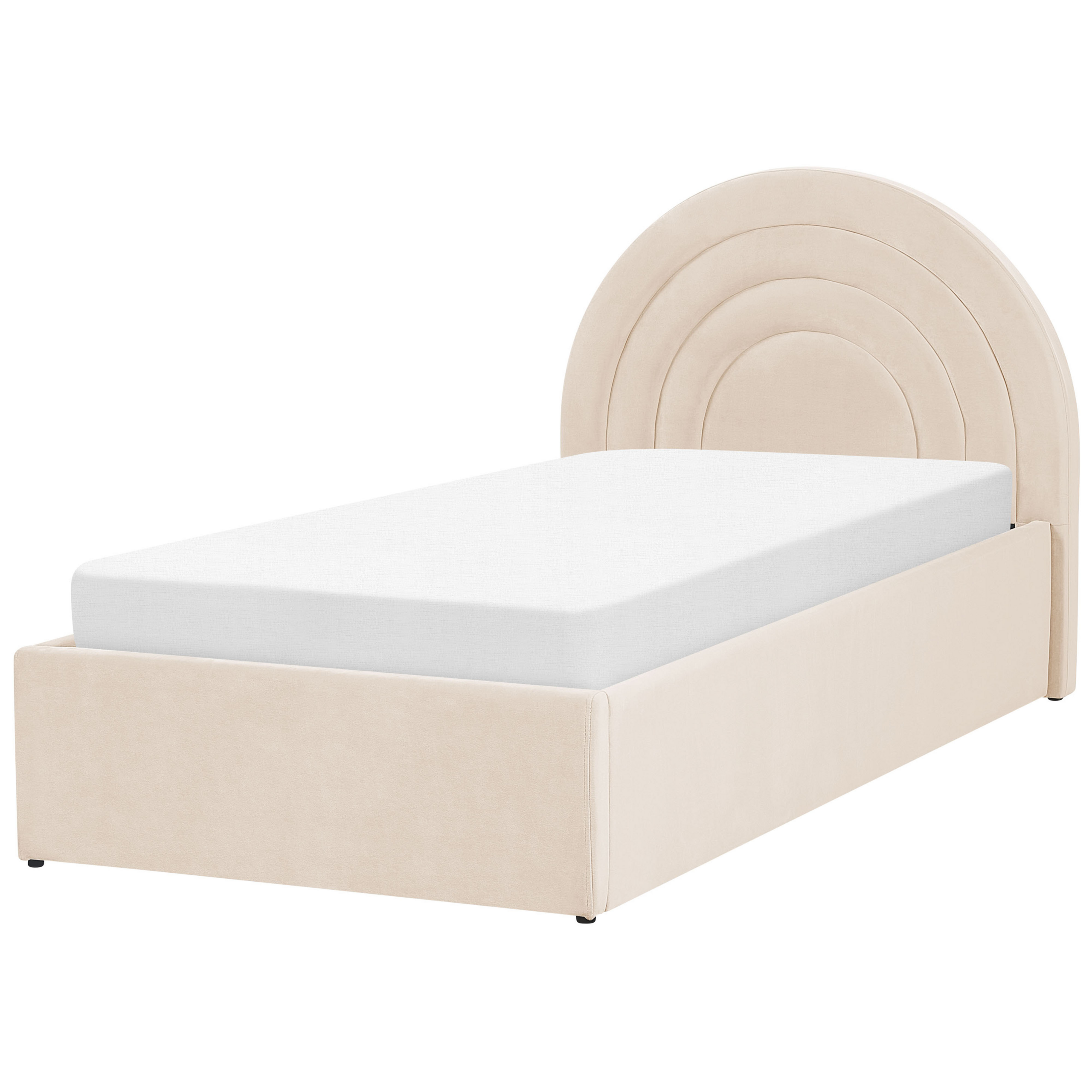 Lastensänky säilytystilalla ANET Sametti Beige 90 x 200 cm