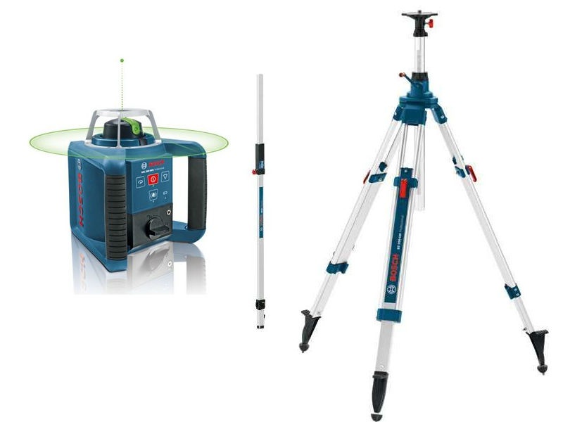 Bosch GRL 300 HV -Pyörivä Laser + BT 300 HD + GR 240