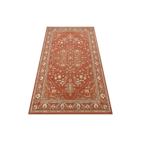 Villamatto SOHO Kukat luonnon terrakotta / beige