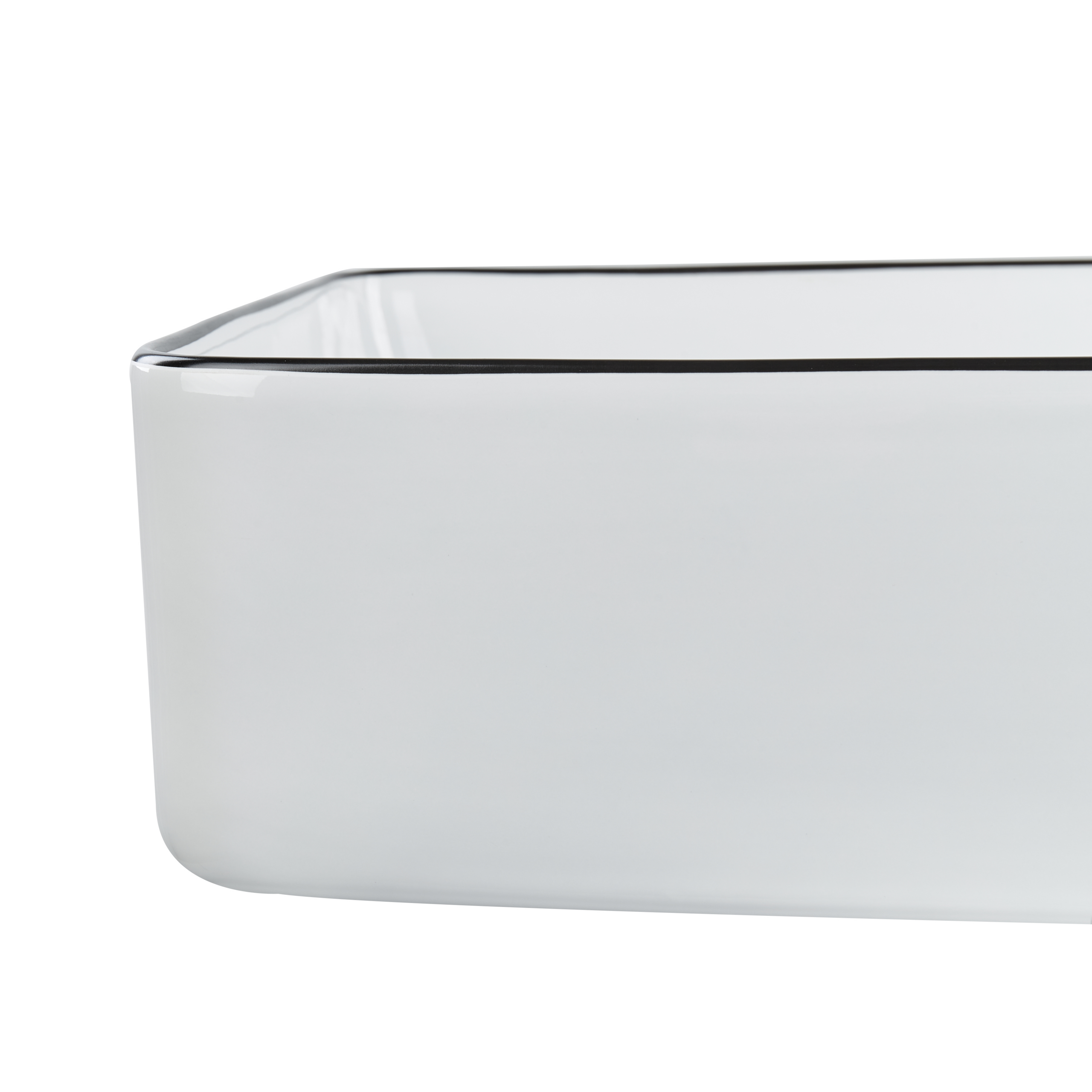 Pesuallas tason päälle XERT 61 x 35 cm keramiikka Valkoinen