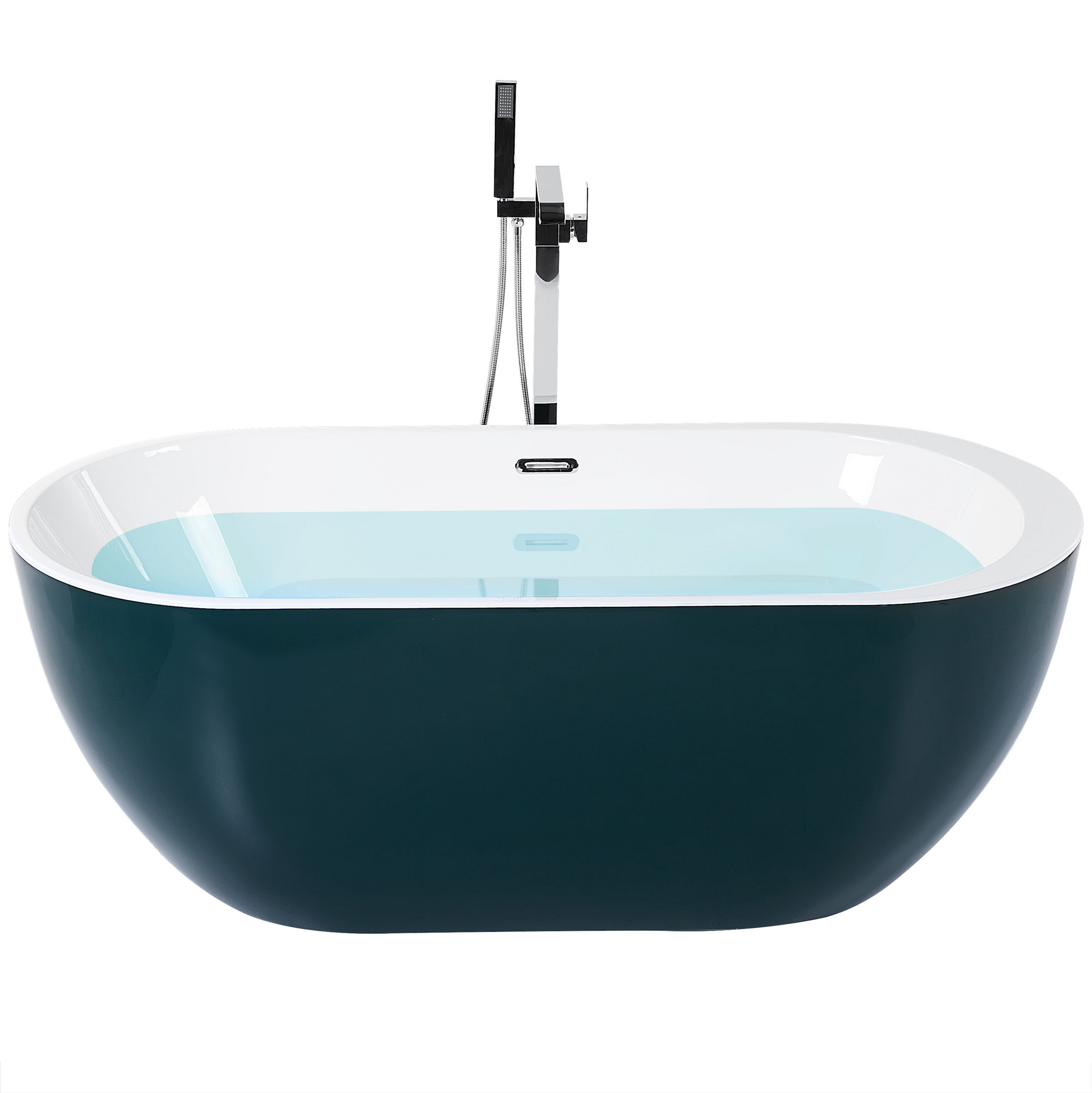 Vapaasti seisova kylpyamme NEVIS 170 x 80 cm Sinivihreä