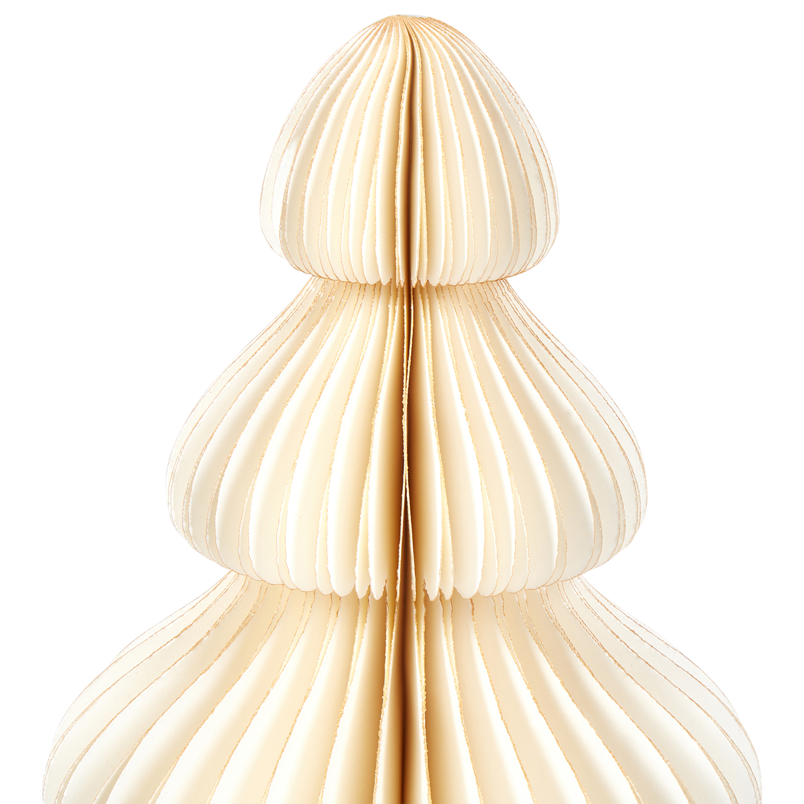 Koristesetti 3 kpl NILGIRI 15/20/25 cm Joulukuusi Beige
