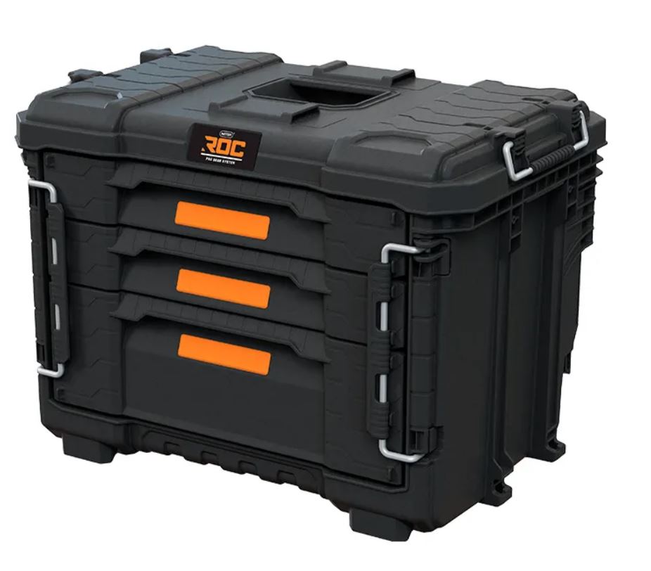 Keter ROC Pro Gear 2.0 -Vetolaatikosto 3 laatikkoa