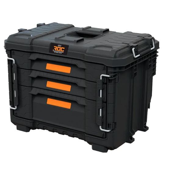 Keter ROC Pro Gear 2.0 -Vetolaatikosto 3 laatikkoa