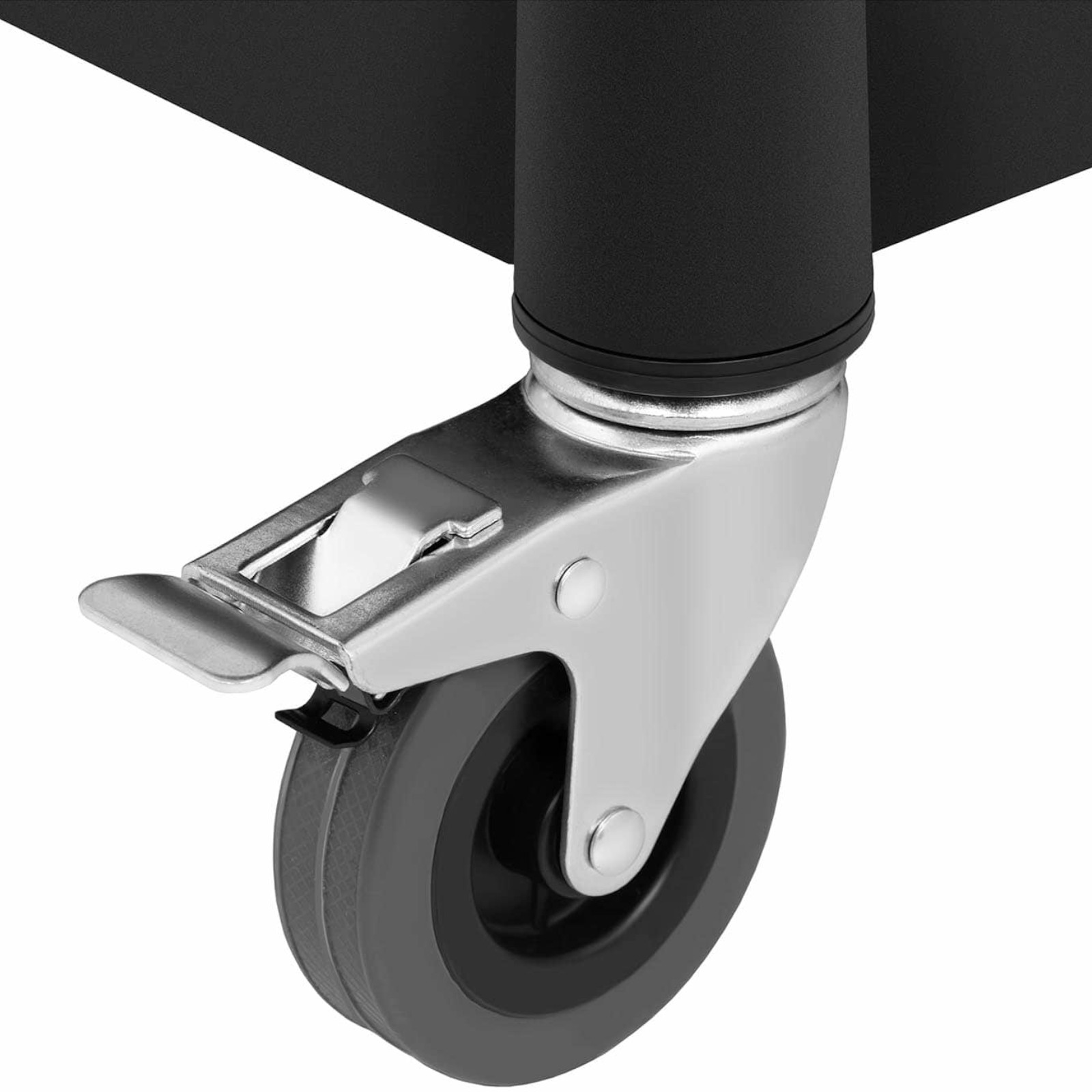 Tarjoilijan tarjoiluvaunu, jossa on 3 muovihyllyä, 63 x 40 cm, jopa 90 kg