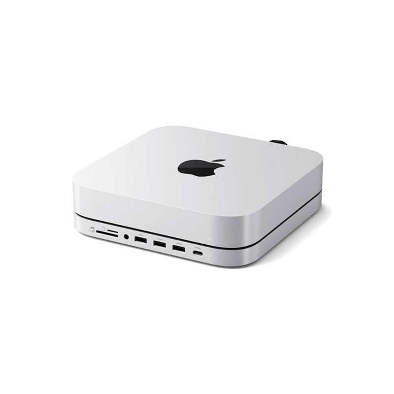 USB-C Moniporttinen Hubi NVMe SSD-paikalla ja Jalustatoiminnolla Mac Minille