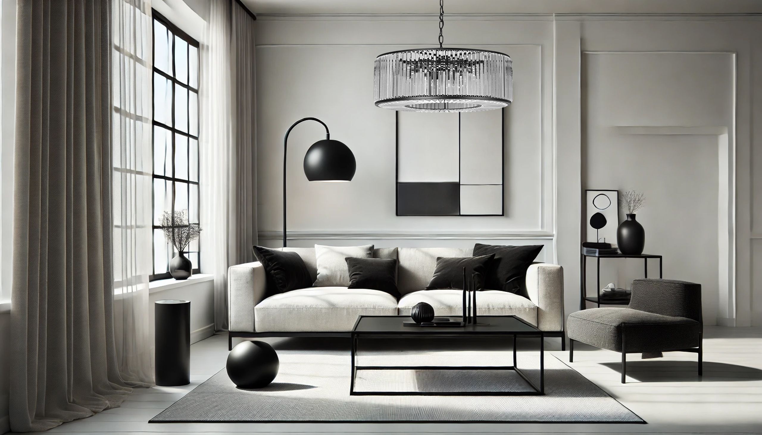 TOOLIGHT riippuva kattovalaisin APP1651-6CP musta, 50x50x18cm