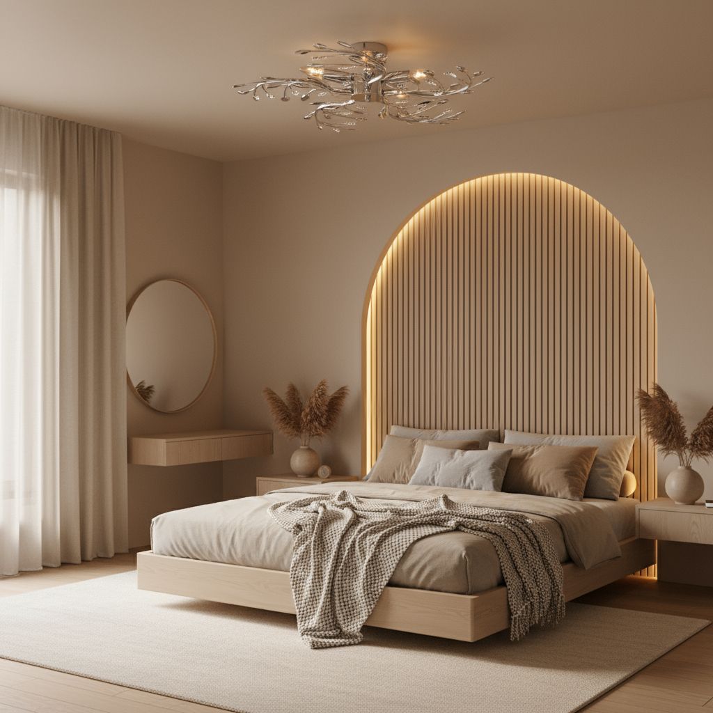 TOOLIGHT kattovalaisin EBT020-5C kromi, 61,5X61,5X15CM