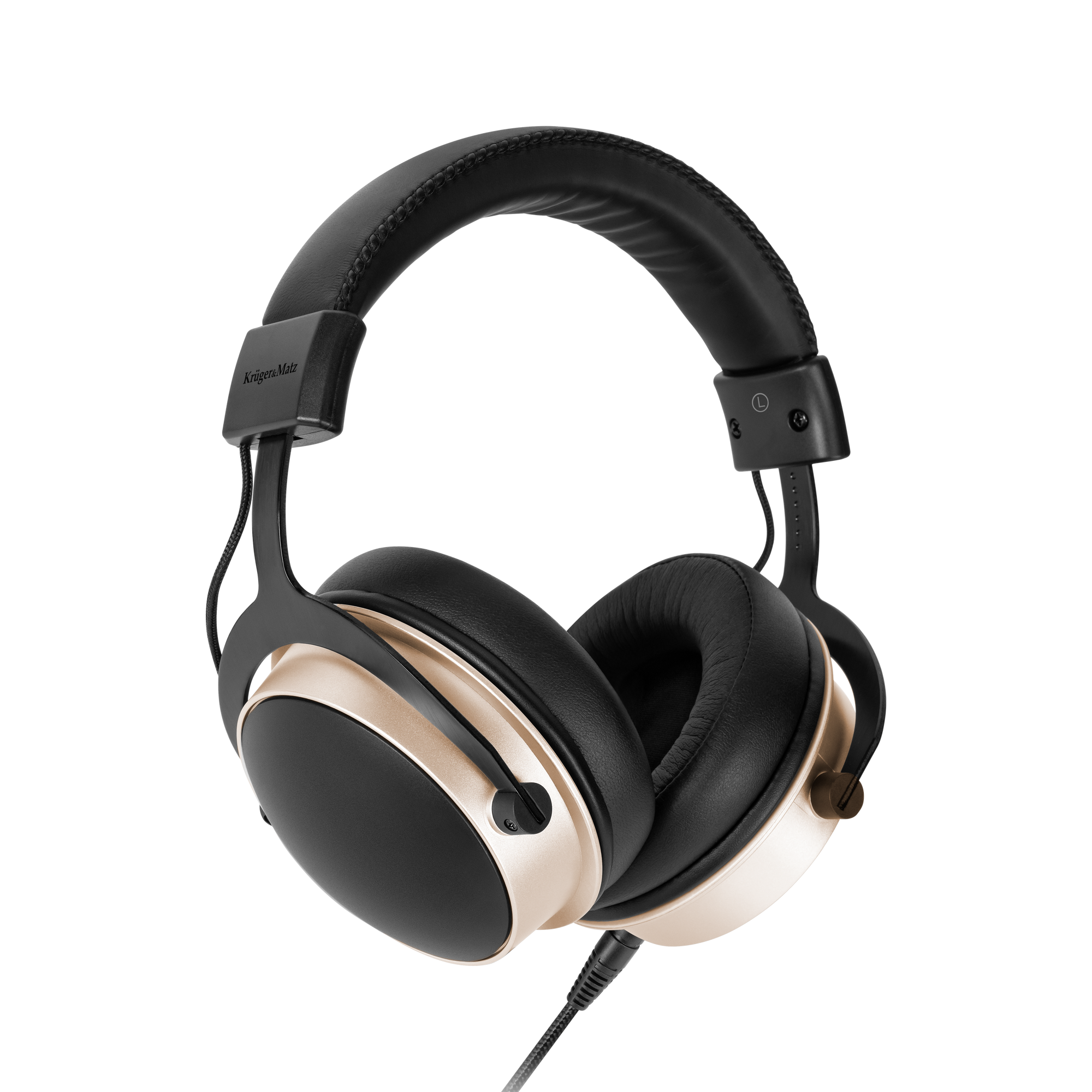 Kruger&Matz Studio 50 mm 32 ohmin 92 dB Jack 3.5 / 6.3 mm studiokuulokkeet