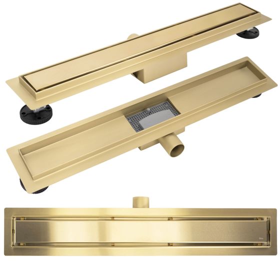 REA Linjalattiakaivo NEOX 60 harjattu kulta, 60X11X5CM